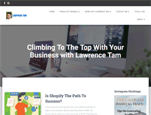 Tablet Screenshot of lawrencetam.net